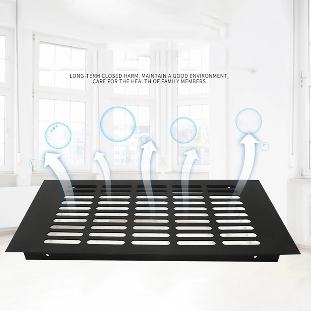 Ventilation Grille Aluminum - 150/200/225/250/300/350/400mm Wide Vents Perforated Sheet Aluminum