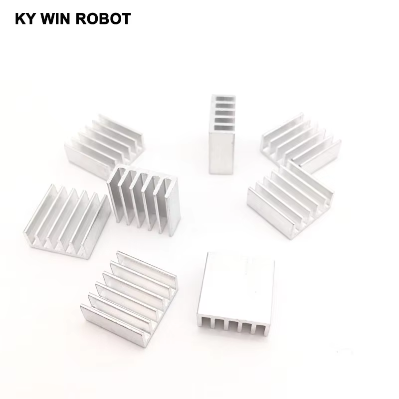 Heatsink Aluminum - 50pcs Extruded Aluminum Heatsink 14x14x6mm for
