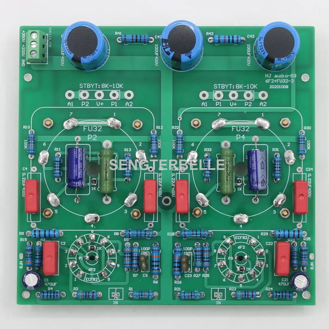 Hifi Amplifier Board - HiFi FU32+ 6F2 Stereo Tube Amplifier