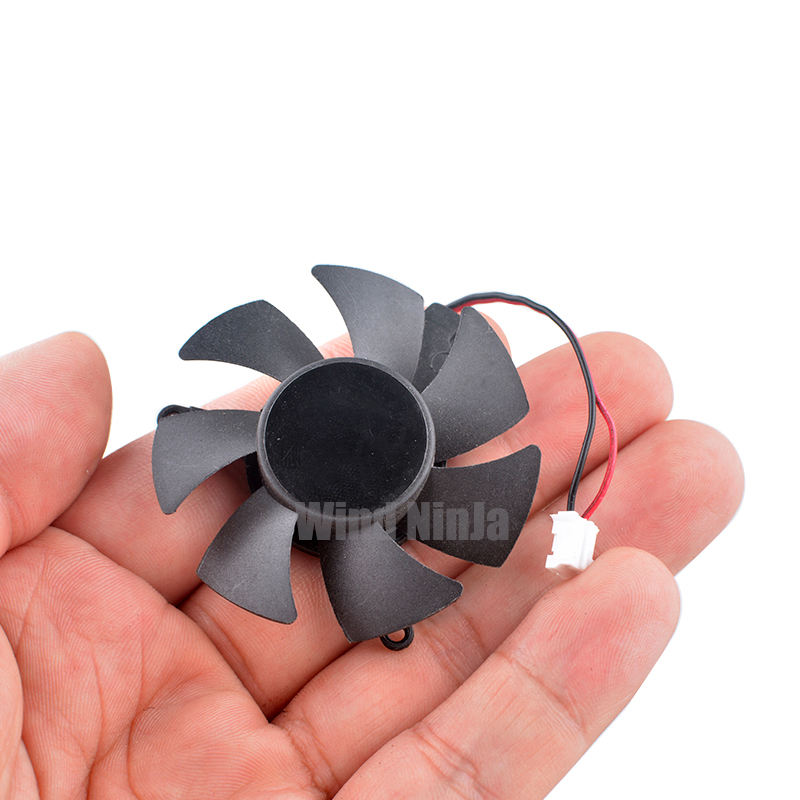 Heatsink Aluminum - 47mm Diameter DC12V 0.10A PLD05010S12L Graphics