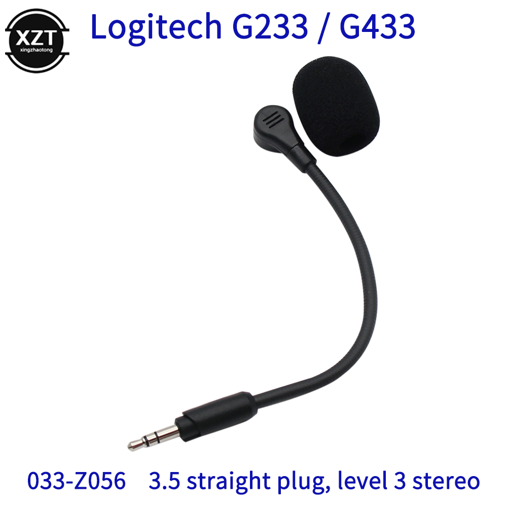 Condenser Microphone Kit - 3.5mm In-line Microphone Replacement Game Microphone
