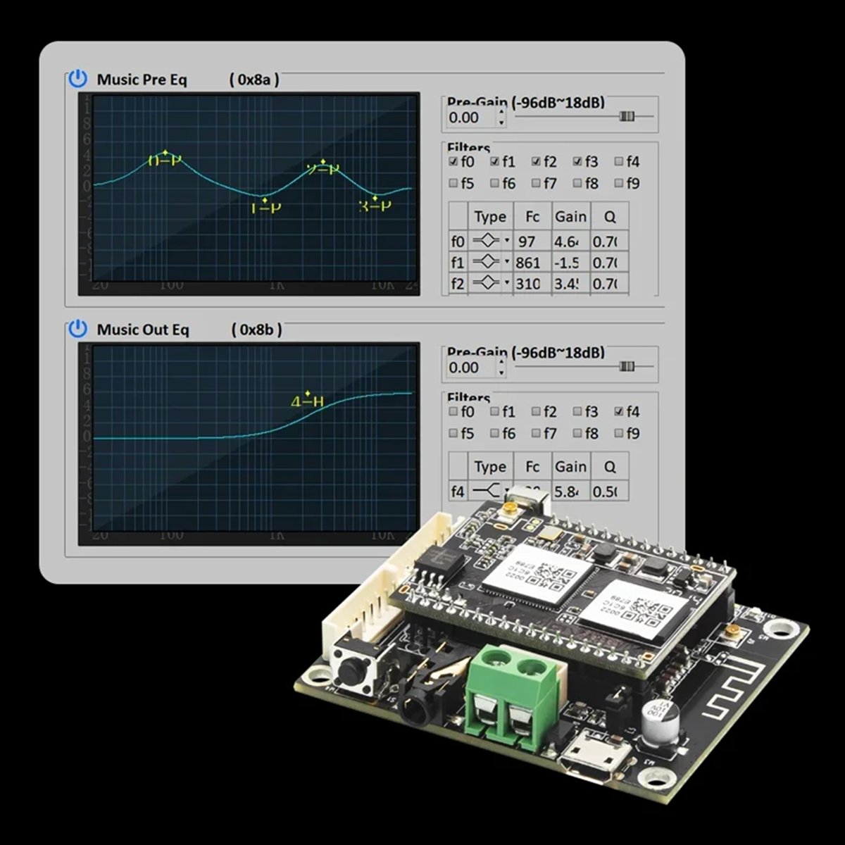 Dac Board - HDL Up2Stream Pro V3 Wireless Audio