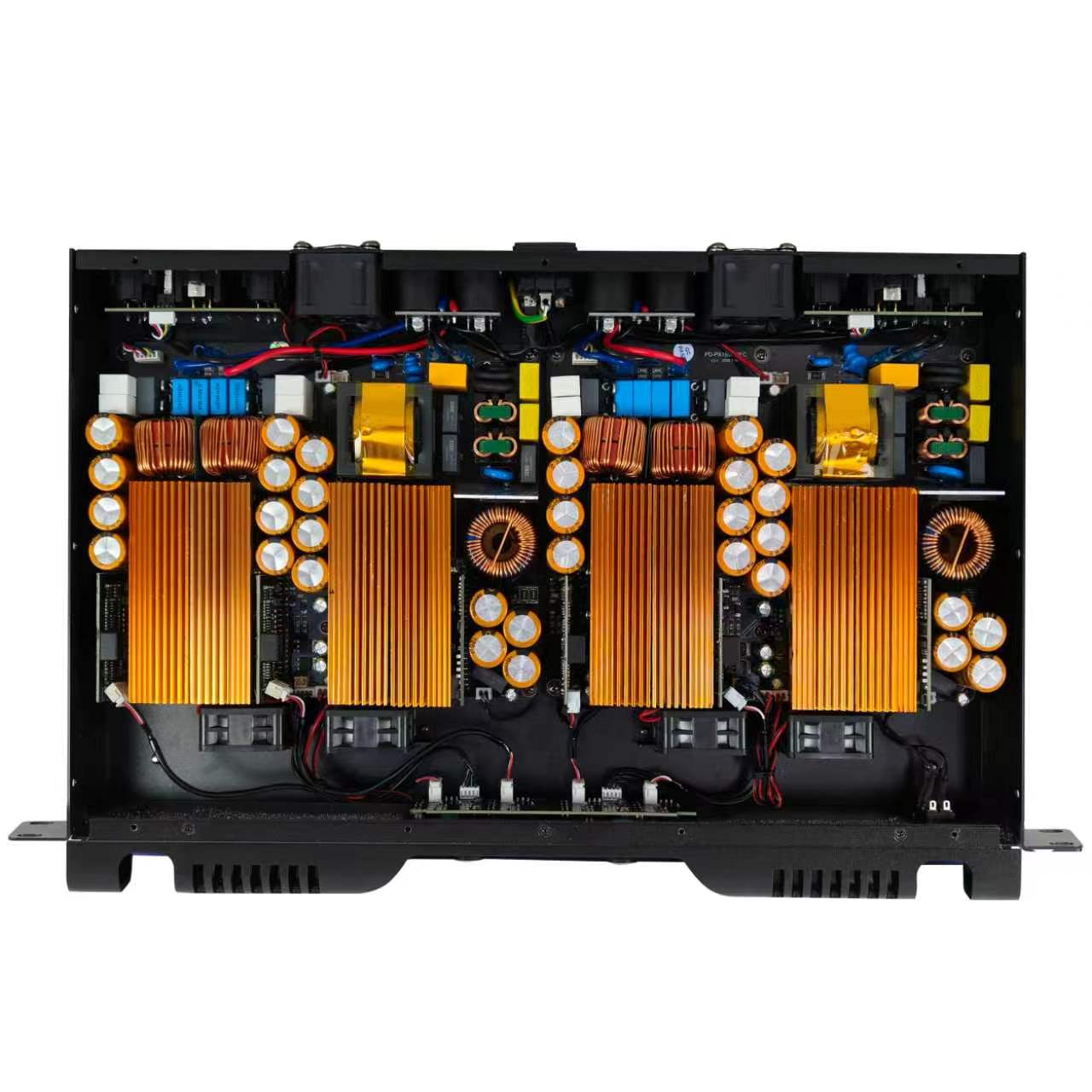 Speaker Driver - 4*2000W 1U Digital Amplifier 2/4Channel Audio