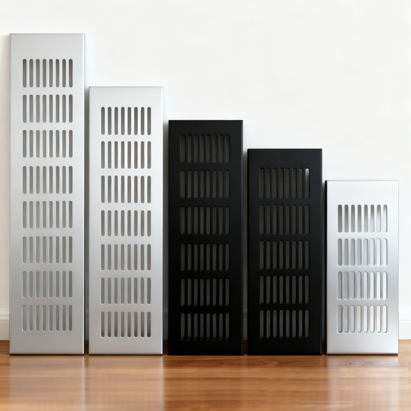 Ventilation Grille Aluminum - 50/80mm Wide Vents Perforated Sheet Aluminum