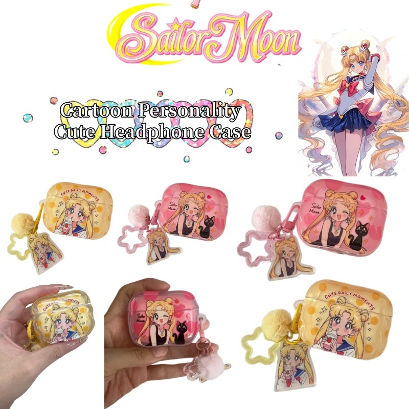 Headphone Parts - Sailor Moon Anime Cartoon Stylish Personality