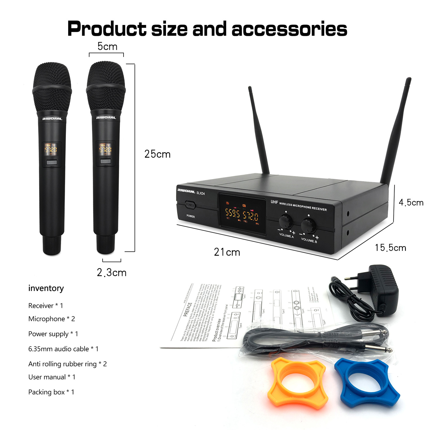 Condenser Microphone Kit - 2026 SLXD4 Best 2 Channel Microphone