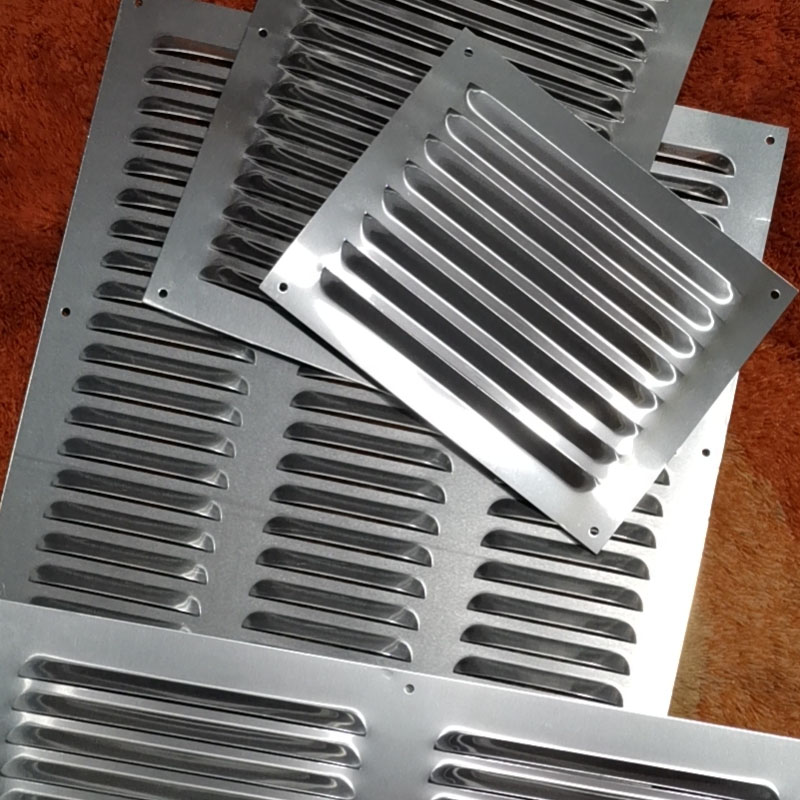 Ventilation Grille Aluminum - More sizes light Aluminum/304 Louver punch