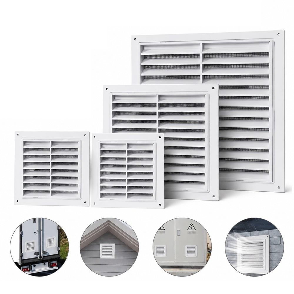 Durable 4/5/6/8In Air Vent Gri - Ventilation Grille Aluminum review and price
