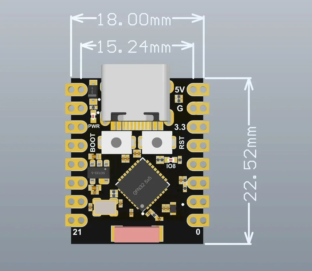 ESP32-C3 ESP32 Super Mini Deve - Dac Board review and price