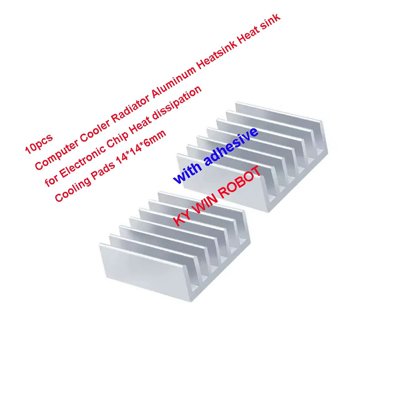 10Pcs Mini Adhesive Aluminum R - Heatsink Aluminum review and price