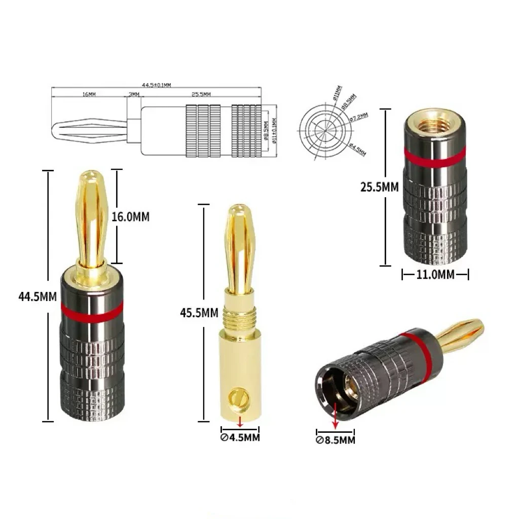1-10Pcs No Solder Banana Plug  - Banana Plug review and price