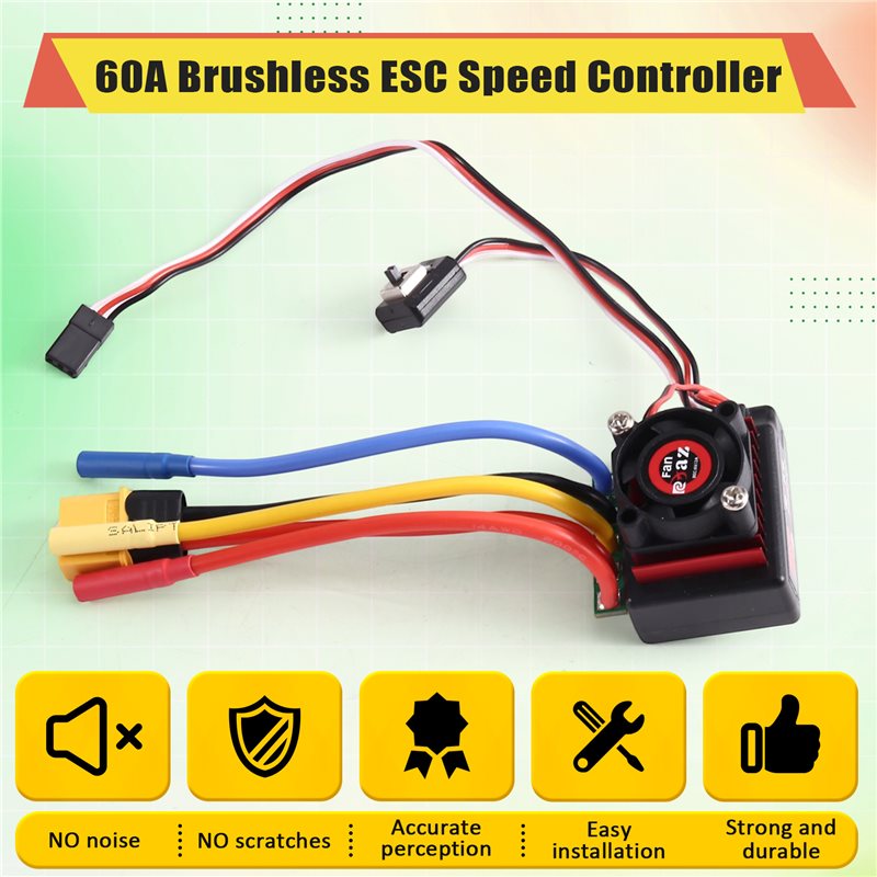 AINY-60A Brushless ESC Speed C - Banana Plug review and price
