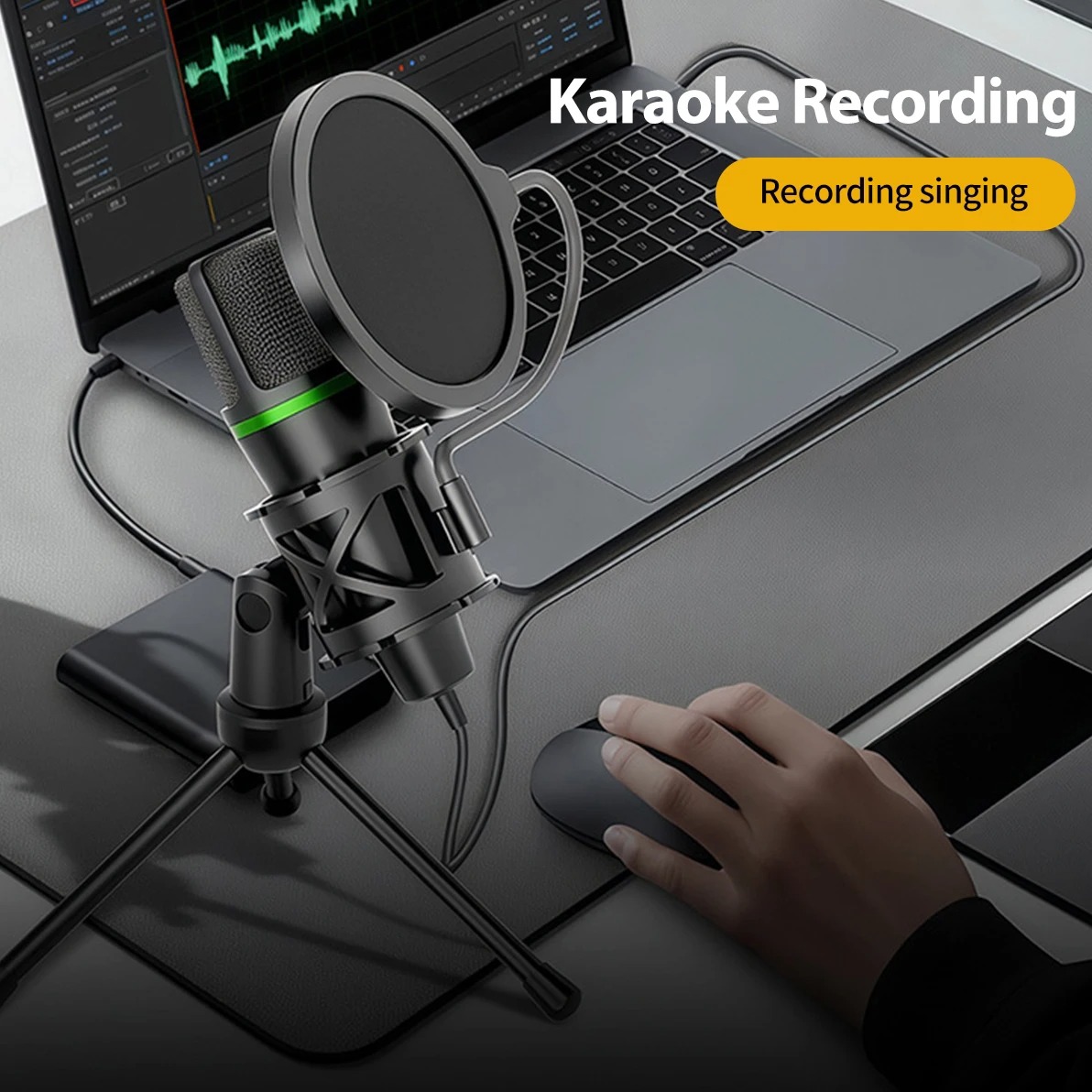Professional USB Condenser Mic - Condenser Microphone Kit review and price