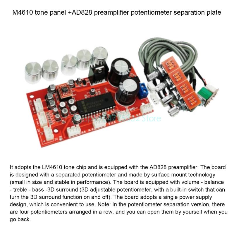 LM4610 Tone Preamp Sound Board - Volume Control Board review and price