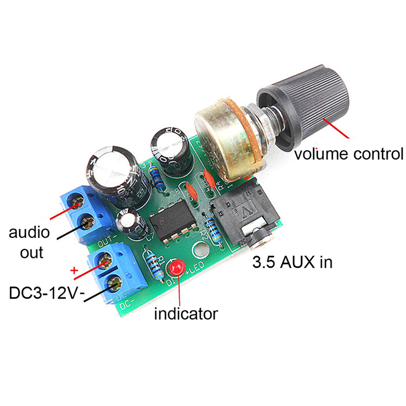 【C】LM386 10W Audio Amplifier B - Volume Control Board review and price