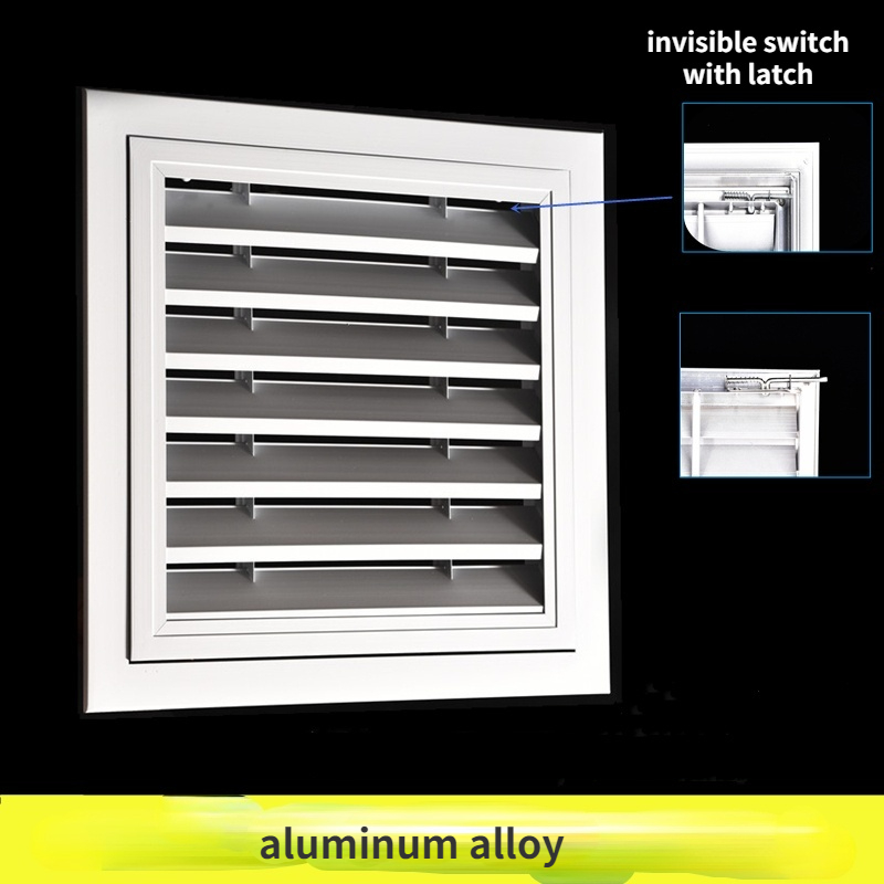 Aluminum alloy exhaust shutter - Ventilation Grille Aluminum review and price
