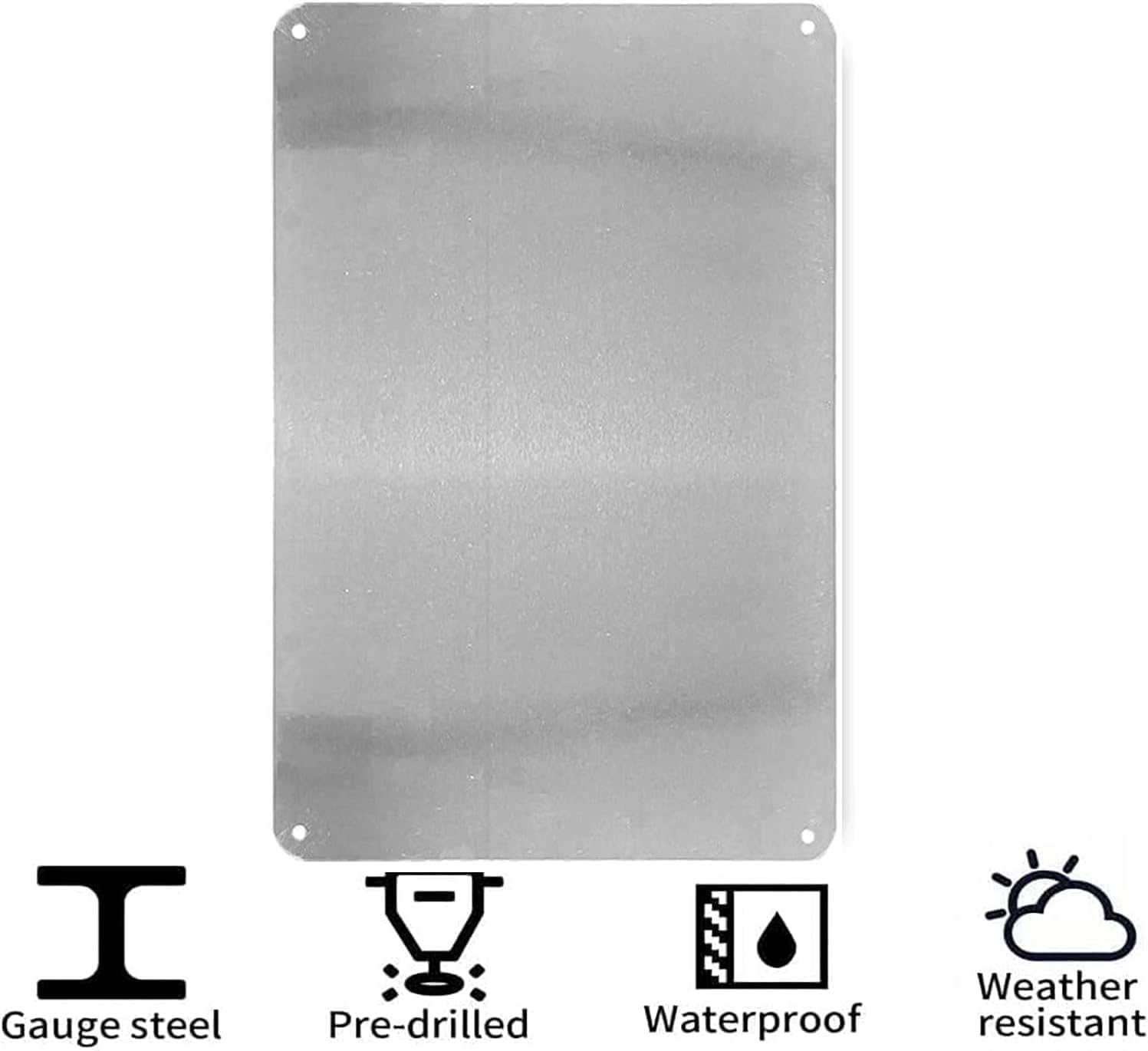 Tin Sign Radiation Hazard Warn - Heatsink Aluminum review and price
