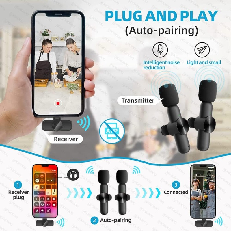 Wireless Lavalier Microphone f - Condenser Microphone Kit review and price