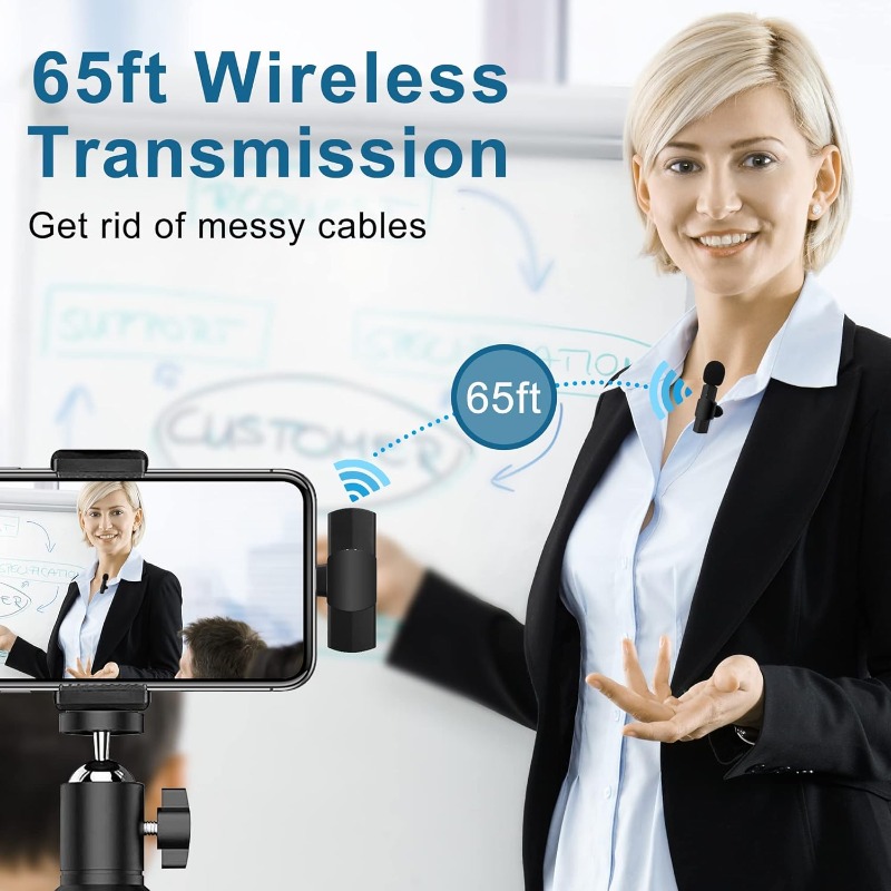 Wireless Lavalier Microphone f - Condenser Microphone Kit review and price