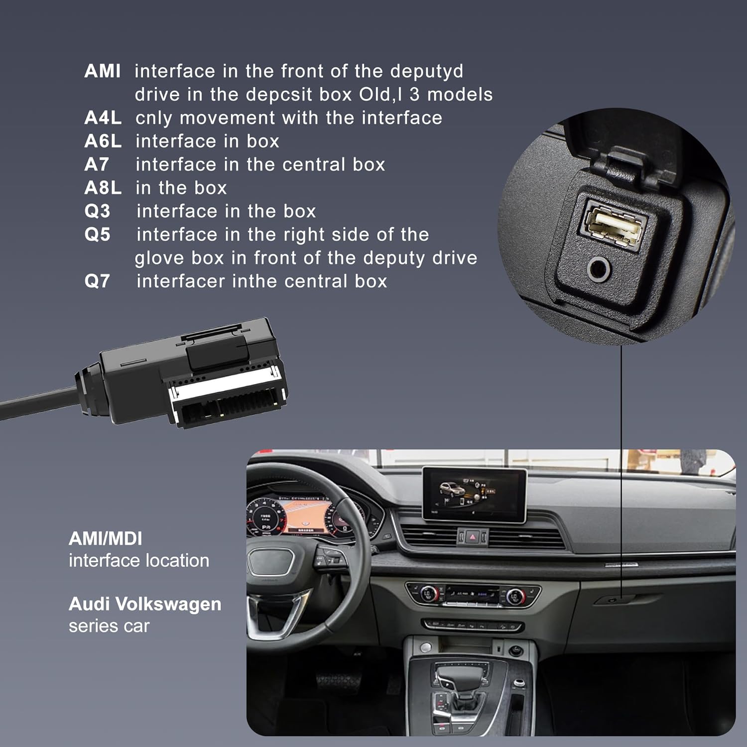 USB-C to AMI MMI Aux Cable for - Mdi Cable review and price