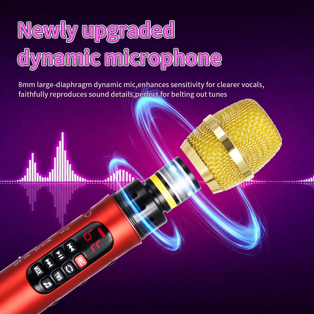 1 Piece of 28cm 25W/Pc Karaoke - Condenser Microphone Kit review and price